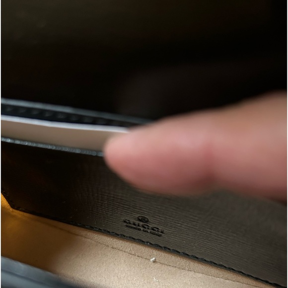 Gucci Azalea Calfsk Web Monochrome Horsebit 1955 wallet - Picture 10 of 13